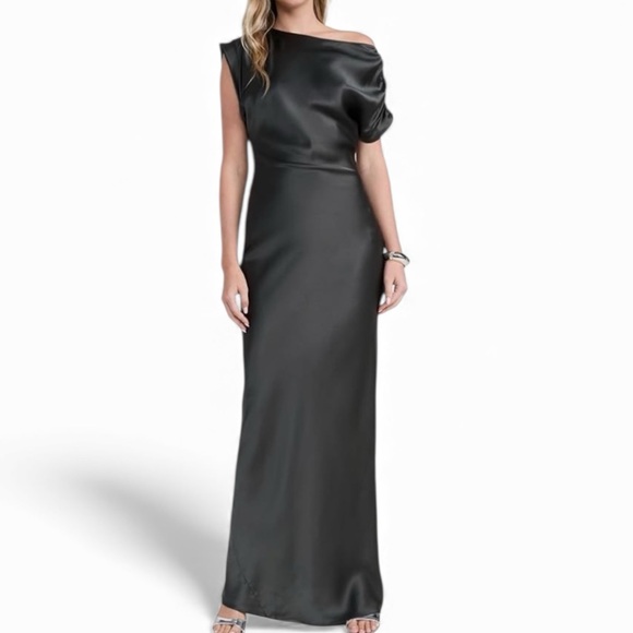 NEW AMANDA UPRICHARD Elroy Silk Maxi Dress